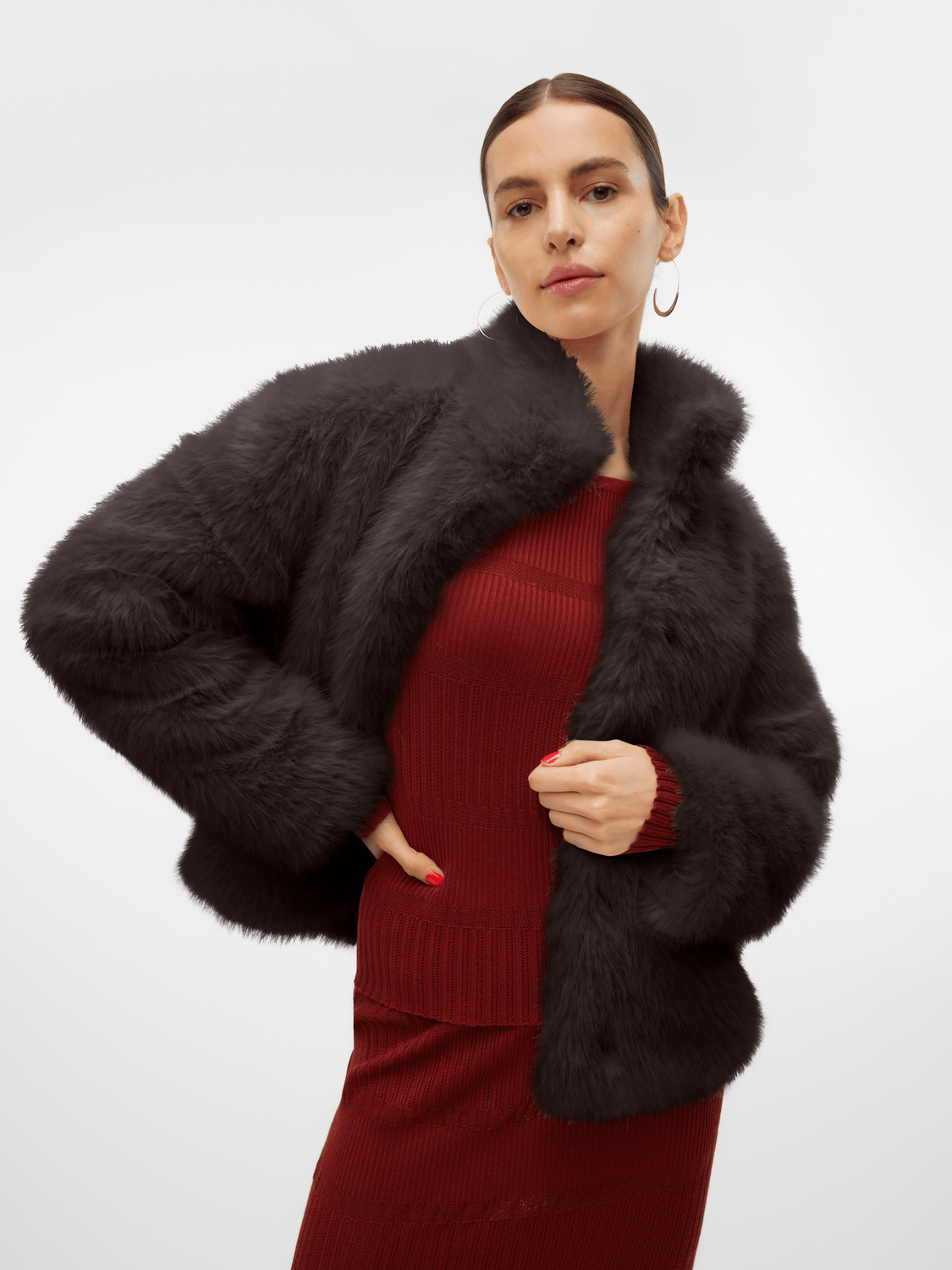 VMMONROE Jacket - Chocolate Torte - VERO MODA & VILA Bergvik